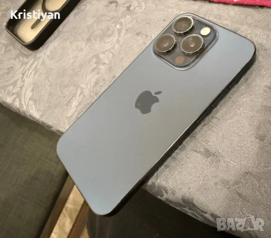 iPhone 15 Pro – Blue Titanium, 256GB, снимка 2 - Apple iPhone - 53396280