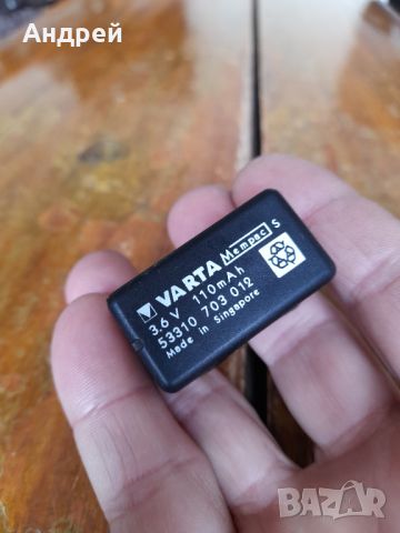 Батерия Varta Mempac 3,6V,110mah, снимка 2 - Други ценни предмети - 45960834