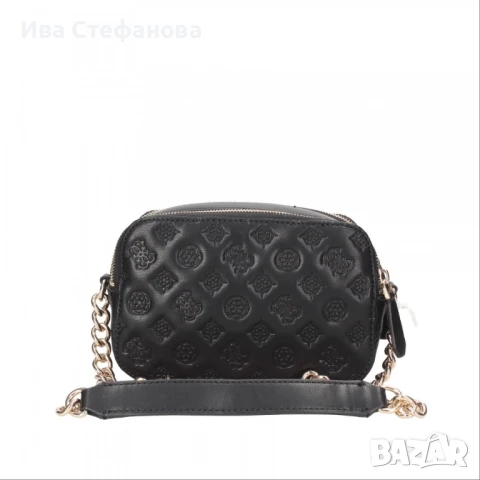 Уникална оригинална моркова черна чанта Guess, снимка 4 - Чанти - 47319974
