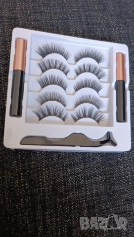  5 чифта магнитни изкуствени мигли с очна линия  