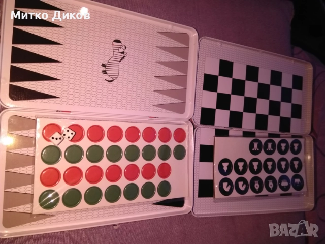 Магнитен шах и магнитна табла нови 185х100мм