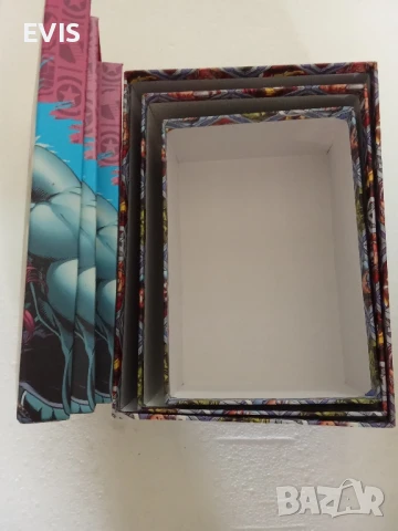 Продавам комплект от 3 картонени кутии с дизайн Marvel 🦸‍♂️🦸‍♀️, снимка 3 - Други - 50821930