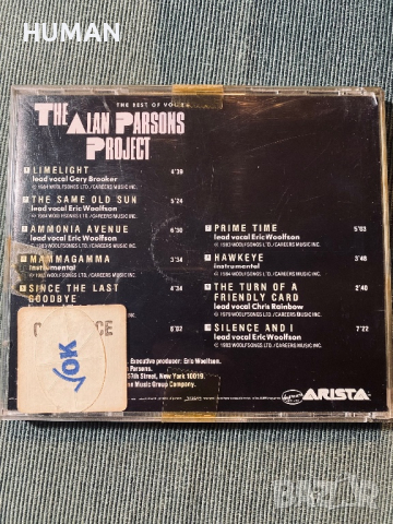 The Alan Parsons Project , снимка 13 - CD дискове - 45025702