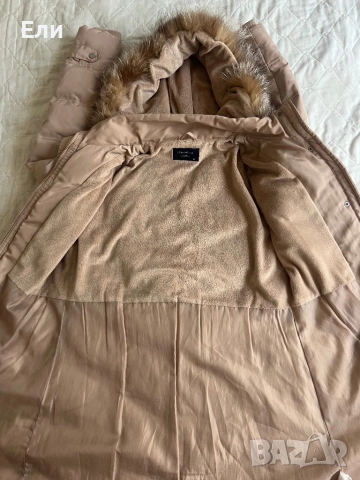 Зимно яке с яка от естествен пух, лисица, снимка 10 - Якета - 51625623