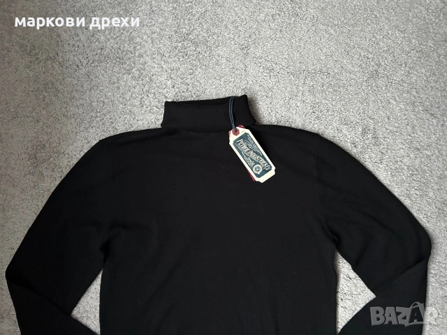 Petrol Industries Пуловер в Антрацитно Черно M, снимка 2 - Пуловери - 53065794