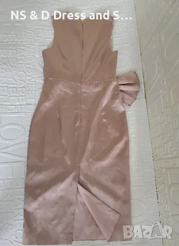 Дамска сатенена рокля , снимка 4 - Рокли - 50211550