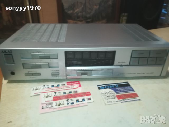 AKAI AM-A301 AMPLIFIER-MADE IN JAPAN-ВНОС SWISS 0807241822, снимка 8 - Ресийвъри, усилватели, смесителни пултове - 46514872