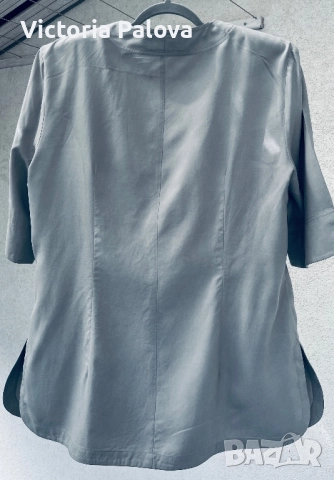 Копринено сако vintage JANINA SCHRECK, снимка 11 - Сака - 51667137