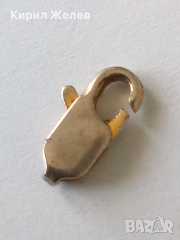 Сребърна карабинка закопчалка 39540, снимка 5 - Колиета, медальони, синджири - 52243471