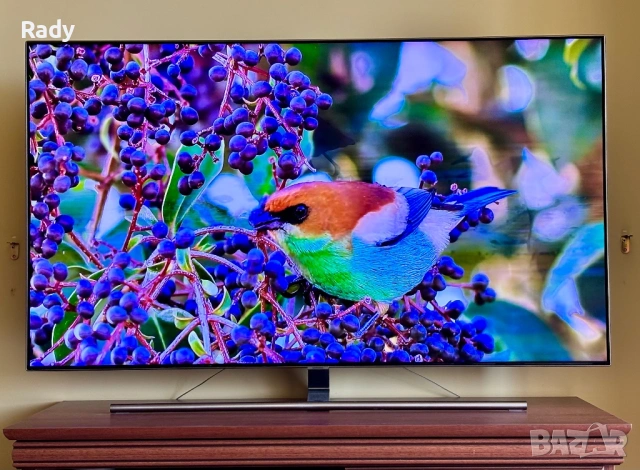 Телевизор SAMSUNG, 55”, QLED, Ultra 4K HD (3840 x 2160), снимка 9 - Телевизори - 53890377