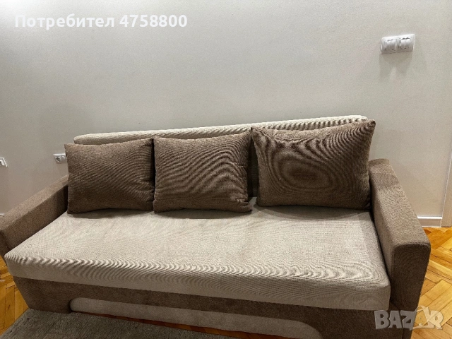 Разтегателен диван с ракла, снимка 2 - Дивани и мека мебел - 53755456