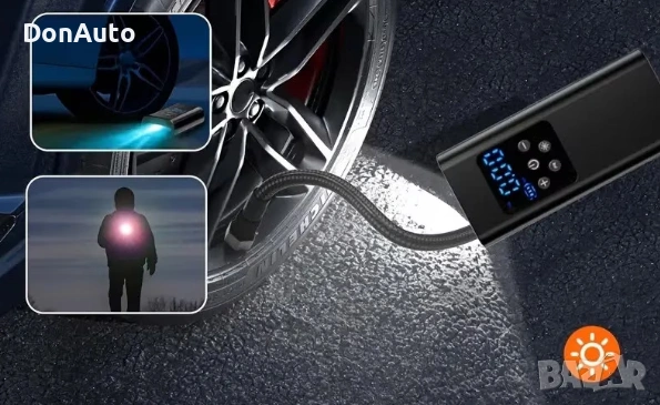 Акумулаторен компресор, снимка 5 - Аксесоари и консумативи - 53129790