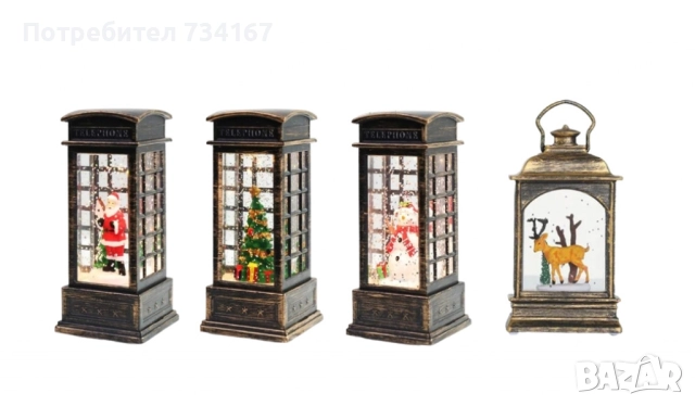 Коледна ретро декорация за празнична атмосфера, снимка 7 - Декорация за дома - 51881850