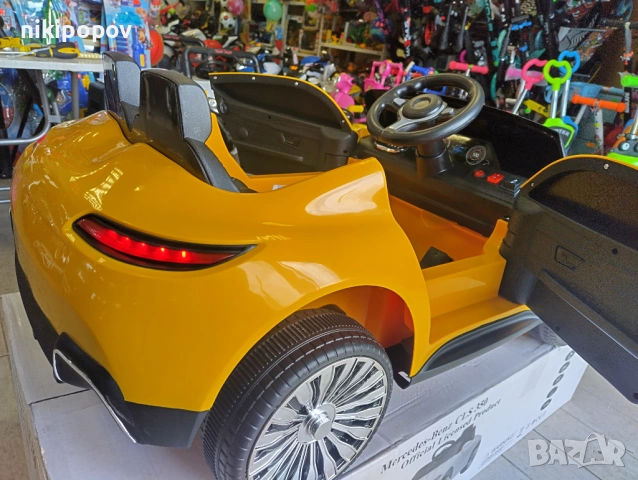 PORSCH Акумулаторна кола DAKOTA жълта, снимка 10 - Коли, камиони, мотори, писти - 53849149