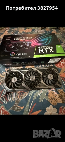 ASUS ROG Strix GeForce RTX 3090 OC Edition 24GB GDDR6X Gaming Graphics Card