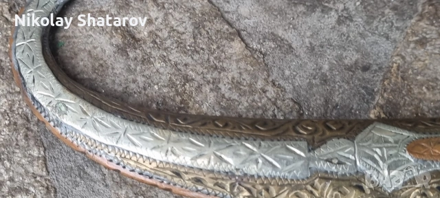 Стара арабска кама. Ханджар. Кумая , снимка 6 - Антикварни и старинни предмети - 53189992