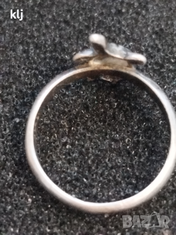 Дамски сребърен пръстен , снимка 4 - Пръстени - 45021907