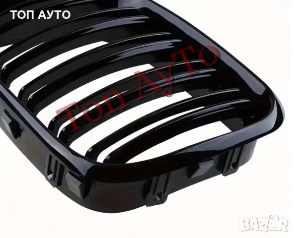 Двойни Бъбреци БМВ BMW Х5 E53 2004 - 2006 LCI Фесйслифт Черен Гланц Решетки, снимка 5 - Аксесоари и консумативи - 54147489
