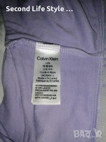Calvin Klein оригинално дамско бюстие р-р L, снимка 10 - Корсети, бюстиета, топове - 53718554