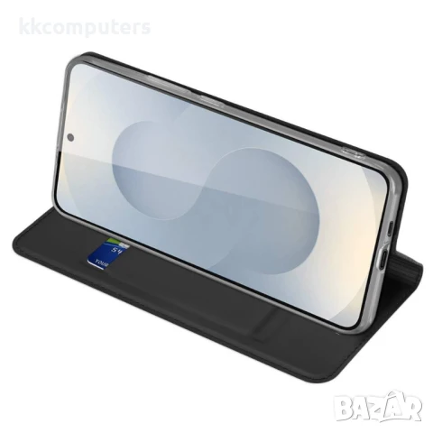 Samsung Galaxy S25 Edgeс DUX DUCIS Кожен Калъф и Протектор, снимка 5 - Калъфи, кейсове - 51414141