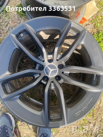 Пригинални джанти 19 ки за мерцедес GT AMG, снимка 3 - Гуми и джанти - 54132812