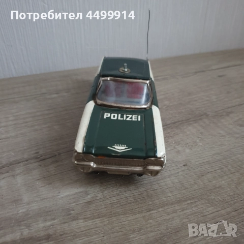 Стара ламаринена количка играчка Ichiko Japan 1960, снимка 2 - Колекции - 52380354