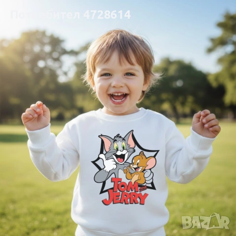 Детска ватирана блуза Tom and Jerry