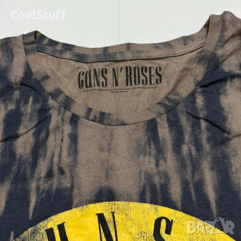 Дамска Тениска Guns N' Roses Rock Revolver Rose Размер 4XL, снимка 4 - Тениски - 52458438