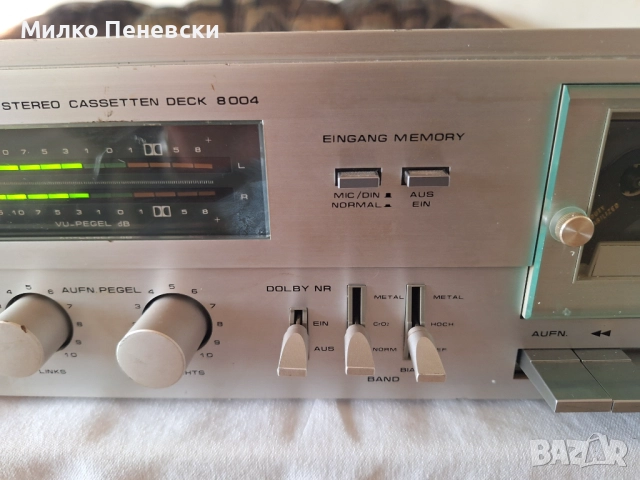 VISONIK HI FI VINTAGE STEREO CASSETTEN DECK.-8004., снимка 3 - Декове - 52690893