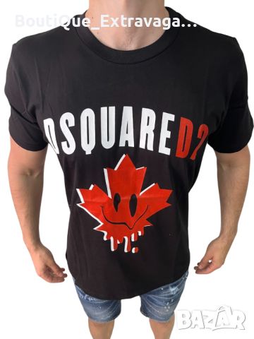 Мъжка тениска Dsquared Leaf !!!, снимка 1 - Тениски - 45828859