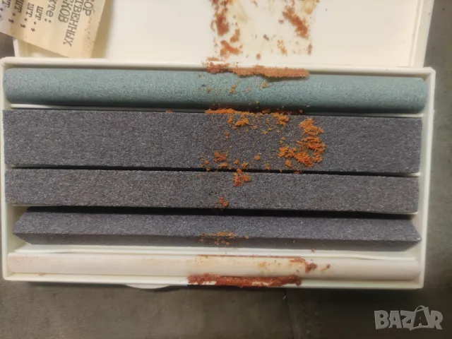 Комплект камъни за точене /Набор хозяйственных брусков, снимка 4 - Други инструменти - 49327687