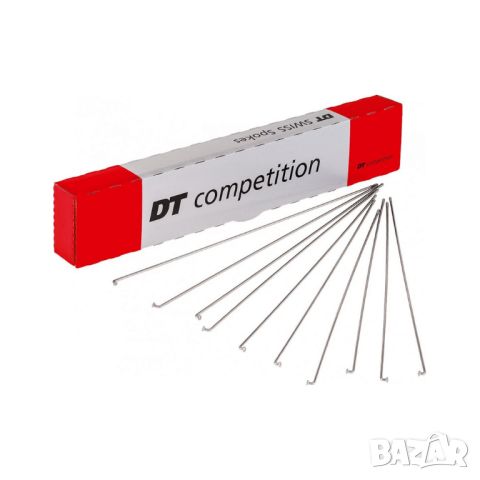 Спици DT Swiss Competition 2-1.8-2mm Сребристи J-bend, 258mm, 260mm, 262mm, снимка 1 - Части за велосипеди - 45080332