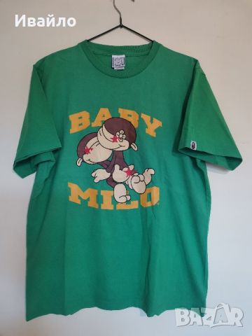 Vintage A Bathing Ape “Ape Shall Never Kill Ape”baby Milo T-Shirt.  

, снимка 1 - Тениски - 46089690