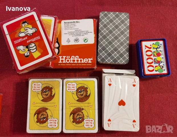 Лот немски карти за белот, покер и др, снимка 2 - Карти за игра - 53950590