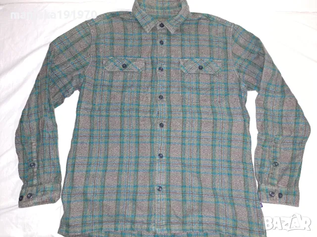 Patagonia Fjord Flannel Shirt (L) мъжка риза , снимка 1 - Ризи - 49108201