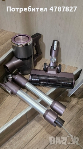 Безжична прахосмукачка Eureka AK10 +всички аксесоари – отлично работеща, снимка 6 - Прахосмукачки - 54096560