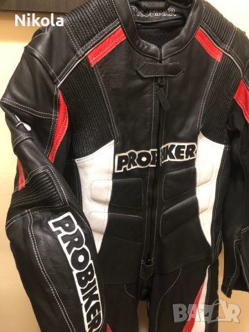 ЧИСТО НОВ кожен екип PROBIKER размер 50 цял, снимка 5 - Други спортове - 46613941