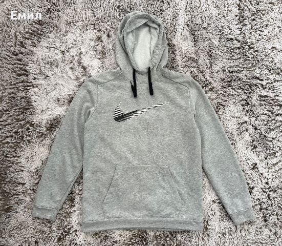 Мъжко худи Nike Swoosh Dri-Fit Hoodie, Размер M, снимка 1 - Спортни дрехи, екипи - 46496187