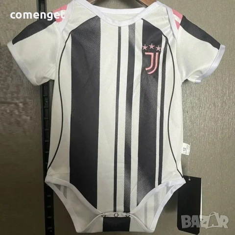 БЕБЕШКИ бодита AL NASSR RONALDO, MESSI MIAMI, REAL MADRID, BARCELONA, JUVENTUS, MILAN, PSG, INTER!, снимка 8 - Бодита за бебе - 53760328