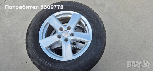 алуминиеви джанти със зимни гуми 16" 215/65, снимка 5 - Гуми и джанти - 52711216