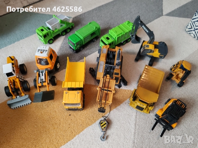 Сет строителни машини 