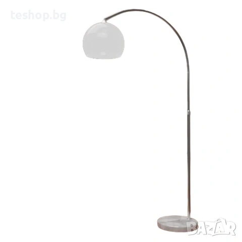 Подова лампа Jago 1 E27 60 W бяла, снимка 3 - Настолни лампи - 53775841