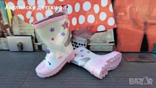 Английски детски гумени ботуши , снимка 2 - Детски боти и ботуши - 50142542