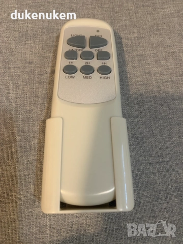 Универсално дистанционно за таванен вентилатор, с приемник, таймер и контрол на светлина и скорости, снимка 8 - Вентилатори - 52610794