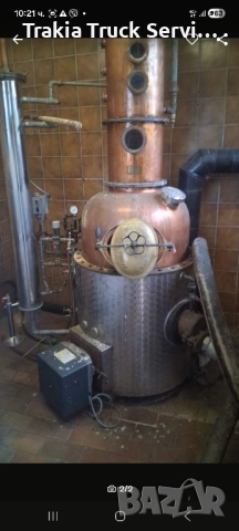 Немски меден казан ракия двойно дъно, снимка 2 - Други инструменти - 54241916