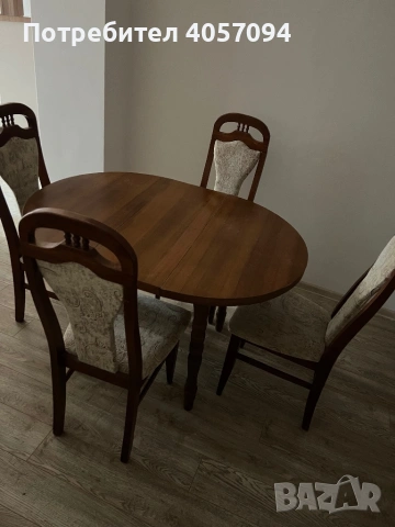 Продавам кръгла сгъваема маса., снимка 5 - Маси - 53464588