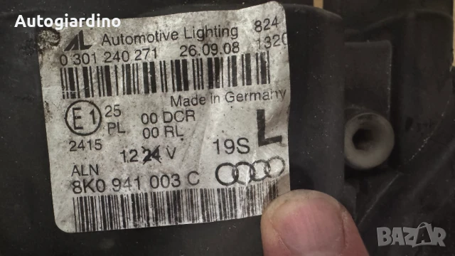 Оригинални Фарове зa Audi A4 - 0301240271 / 8K0941003, снимка 2 - Части - 51206356