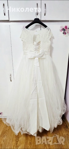 Бутикова булчинска рокля, снимка 4 - Сватбени рокли - 53943895