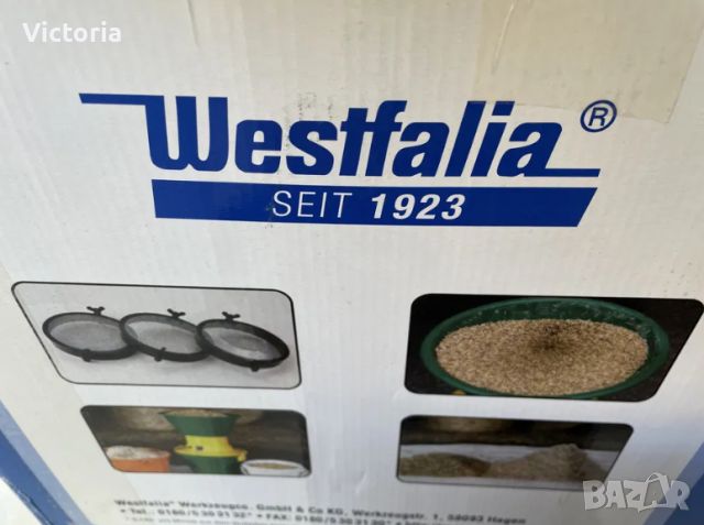 Домашна мелничка за зърно Westfalia 859193 Feed Mill Instructions, снимка 5 - Други - 46406027