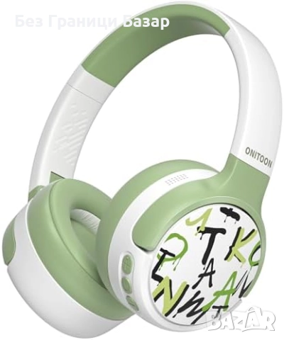 Нови Детски безжични шумопотискащи слушалки Bluetooth 60 часа батерия